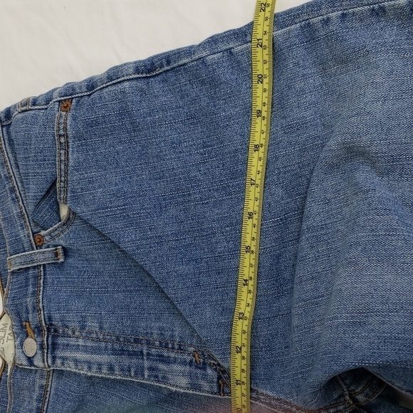 LEVI'S 512 Classic Slim Fit Tapered Leg 14S 11" High Rise 32x29 VGUC - Picture 7 of 11